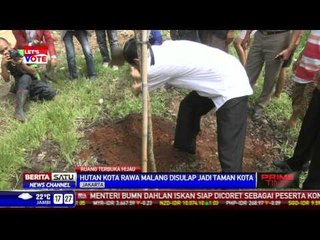 Rawa Malang Disulap Jadi Ruang Terbuka Hijau