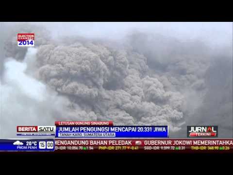 Intensitas Erupsi Sinabung Terus Meningkat