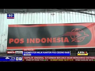 Tiga Komputer di Kantor Pos Cideng Raib Dicuri