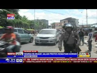 Warga Batu Merah Blokade Akses ke Kota Ambon