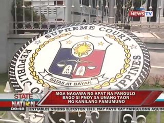 SONA - Unang taon ng nakaraang apat na pangulo