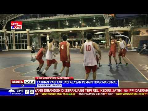 Tim Basket UPH Berlatih Subuh Agar Studi dan Olahraga Imbang