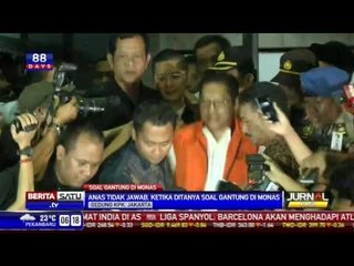 Anas Diam Ditanya Wartawan Soal Gantung di Monas