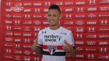 Neilton é apresentado nos EUA e espera que sonho de jogar no São Paulo se concretize em títulos