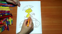 Dinosaurs New Coloring Pages for Kids Colors Coloring colored markers felt pens pencils