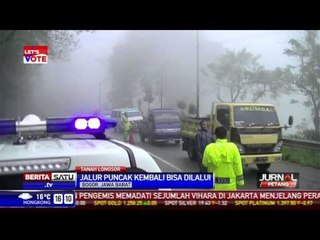 Jalur Puncak Kembali Normal Setelah Pembersihan Longsor