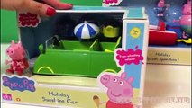 Peppa Pig Beach Splish Splash Swimming Mickey Mouse Kinder Surprise Eggs toys