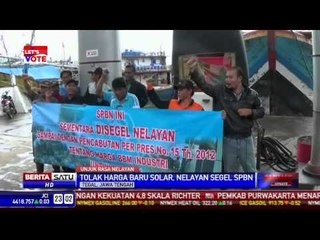 Nelayan Tegal Segel Sebuah SPBN