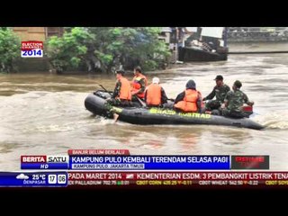 Hampir Sebulan Kampung Pulo Terendam Banjir