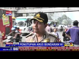 Bundaran HI Ditutup untuk Simulasi Pengamanan Pemilu 2014