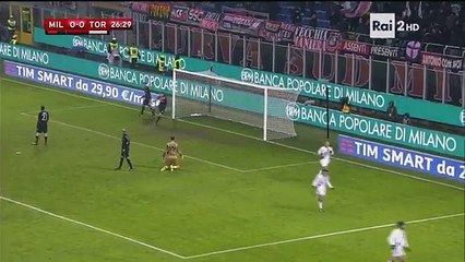 Andrea Belotti Goal - AC Milan 0-1 FC Torino (Coppa Italia 2017)