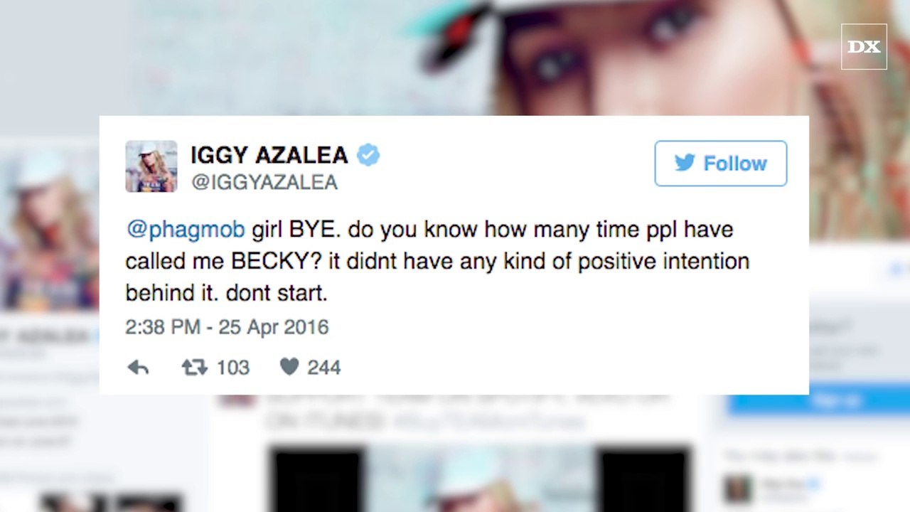 Iggy Azalea Screams Racism Over Beyonce's "Becky" Lyric