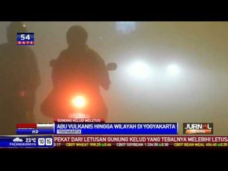 Debu Gunung Kelud Sampai Yogyakarta