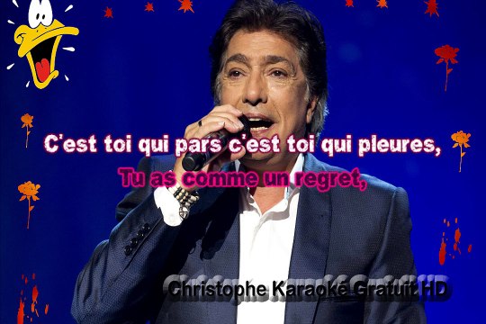 Frédéric François - C'est toi qui pars, c'est toi qui pleures KARAOKE / INSTRUMENTAL