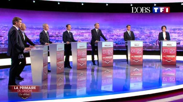Primaire à gauche : les candidats sévères avec le bilan d'Hollande