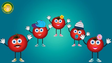 Finger Family Tomato | Vegetables Finger Family Rhymes | Finger Family Songs for Kids