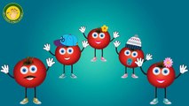 Finger Family Tomato | Vegetables Finger Family Rhymes | Finger Family Songs for Kids