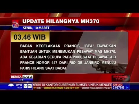 Update Hilangnya Pesawat Malaysia Airlines