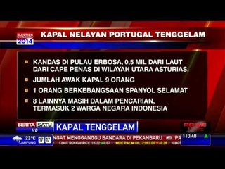 Kapal Nelayan Tenggelam di Spanyol, 2 WNI Ikut Hilang
