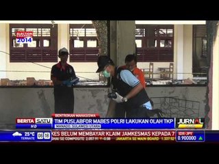 Pasca Bentrok, Polisi Olah TKP Fakultas Teknik Unsrat