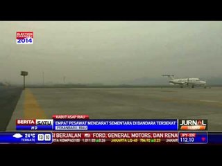 Kabut Asap Ganggu Jadwal Penerbangan di Riau