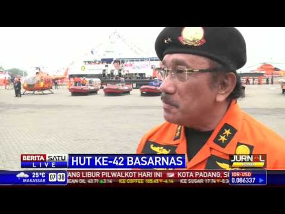 Rayakan HUT ke-42, Basarnas Gelar Apel Siaga di Merak
