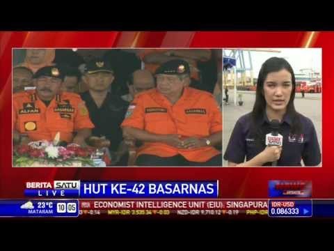 HUT ke-42, Basarnas Gelar Simulasi Kecelakaan di Laut