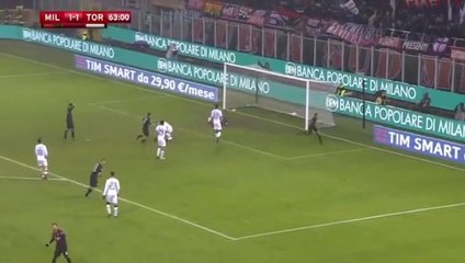 Giacomo Bonaventura Goal - AC Milan 2-1 Torino 12.01.2017