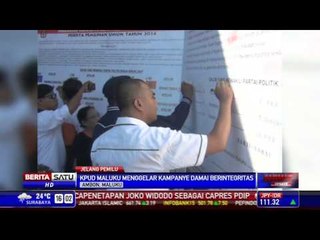 KPUD Maluku Gelar Kampanye Damai Berintegritas