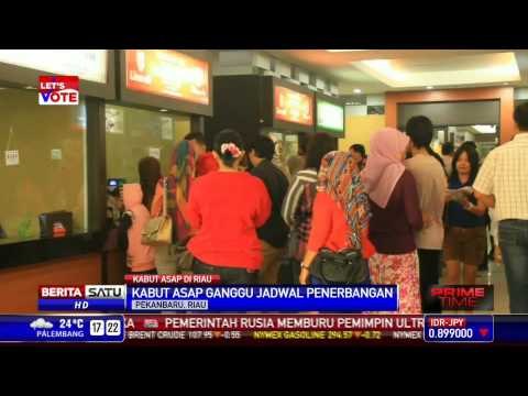 Kabut Asap Ganggu Penerbangan di Pekanbaru