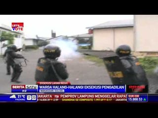 Kericuhan Eksekusi Lahan di Makassar
