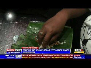 Semeton Jokowi di Bali Pesta Nasi Jinggo
