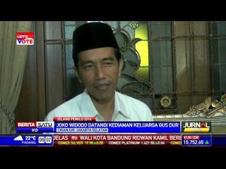 Jokowi Kunjungi Kediaman Keluarga Gus Dur