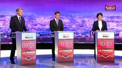 Primaire de la gauche: La gaffe de Vincent Peillon qui parle "d'origine musulmane" , personne ne réagit sur le plateau