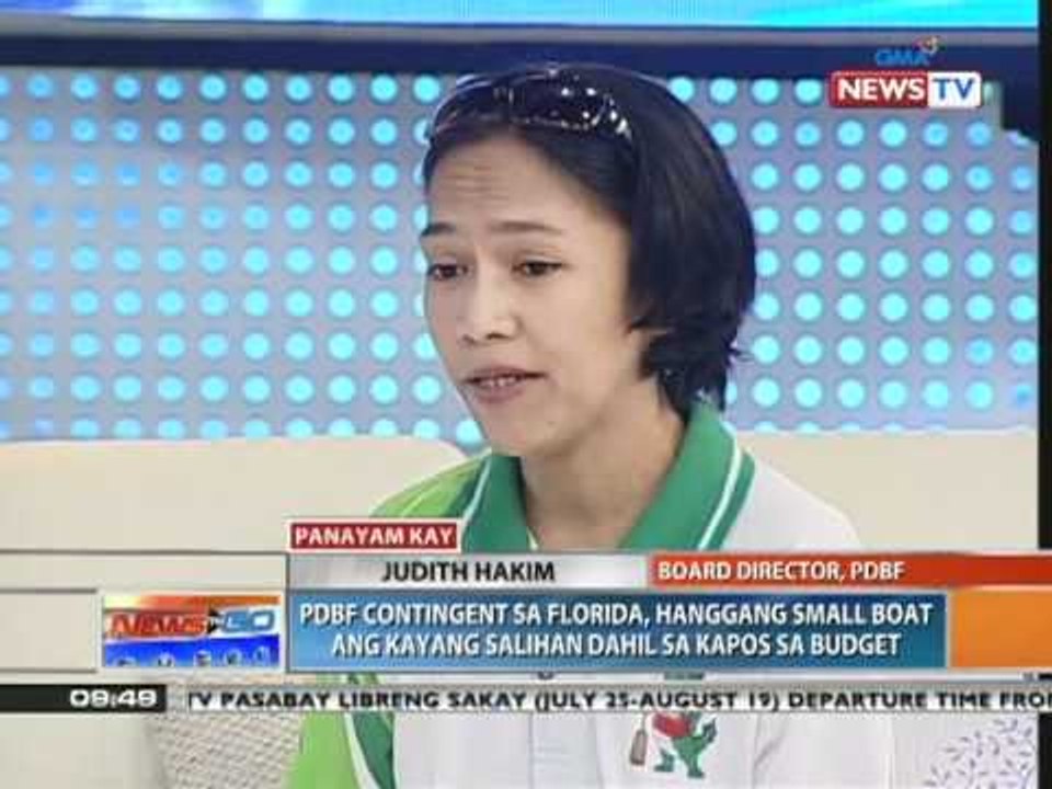 News to Go interviews - Judith Hakim ng Philippine Dragon Boat Federation