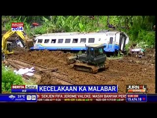 Perbaikan Jalur di Lokasi Kecelakaan KA Malabar Dilanjutkan