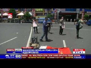 Mahasiswa di Malang Tolak Pemilu 2014