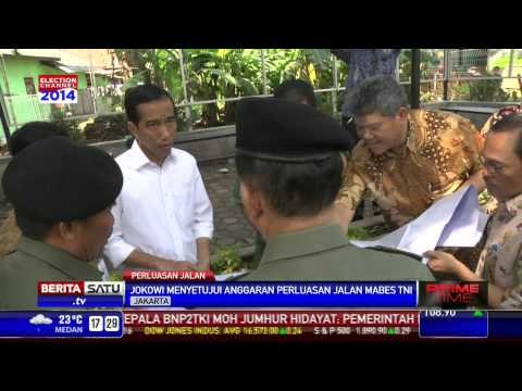 Jokowi Setujui Perluasan Jalan Mabes TNI