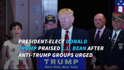 Trump urges consumers to buy L.L. Bean amid boycott threat