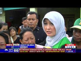 Caleg Arzety Bilbina Blusukan di Lokalisasi Dolly