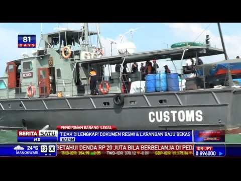 Bea Cukai Kepri Gagalkan Penyelundupan Baju Bekas Asal Malaysia