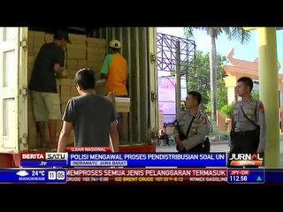 Polisi Kawal Distribusi Soal UN di Indramayu