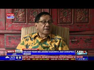 Akbar Tandjung Siap Jadi Cawapres Partai Lain