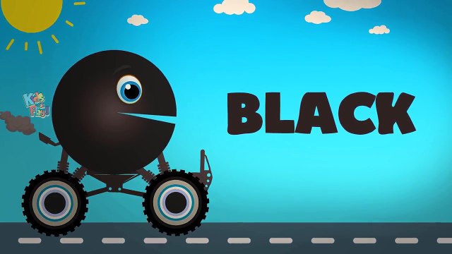 Colors for Children to Learn Quickly with Packman - Learn Colors with Squishy Balls - Learning Video