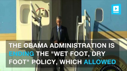 Obama to end policy of giving residency to Cubans without visas