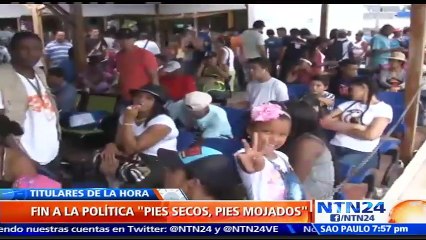 Obama cesaría política de otorgar residencia a cubanos que entran a EE. UU. sin visa.