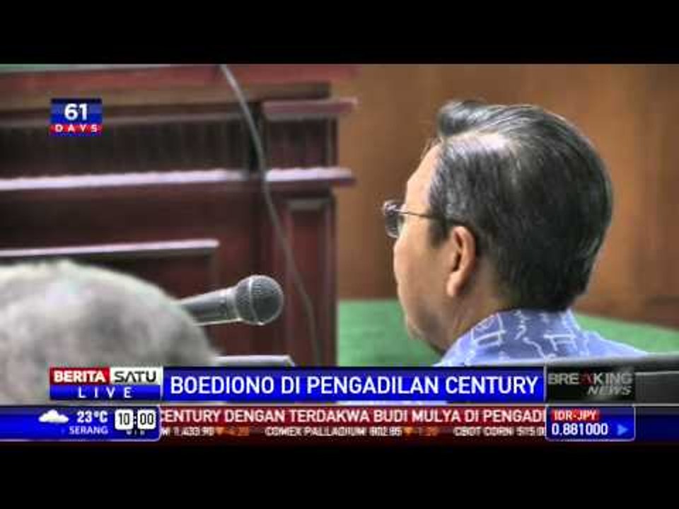 Breaking News #1 Sesi Tanya Jawab di Sidang Kasus Century
