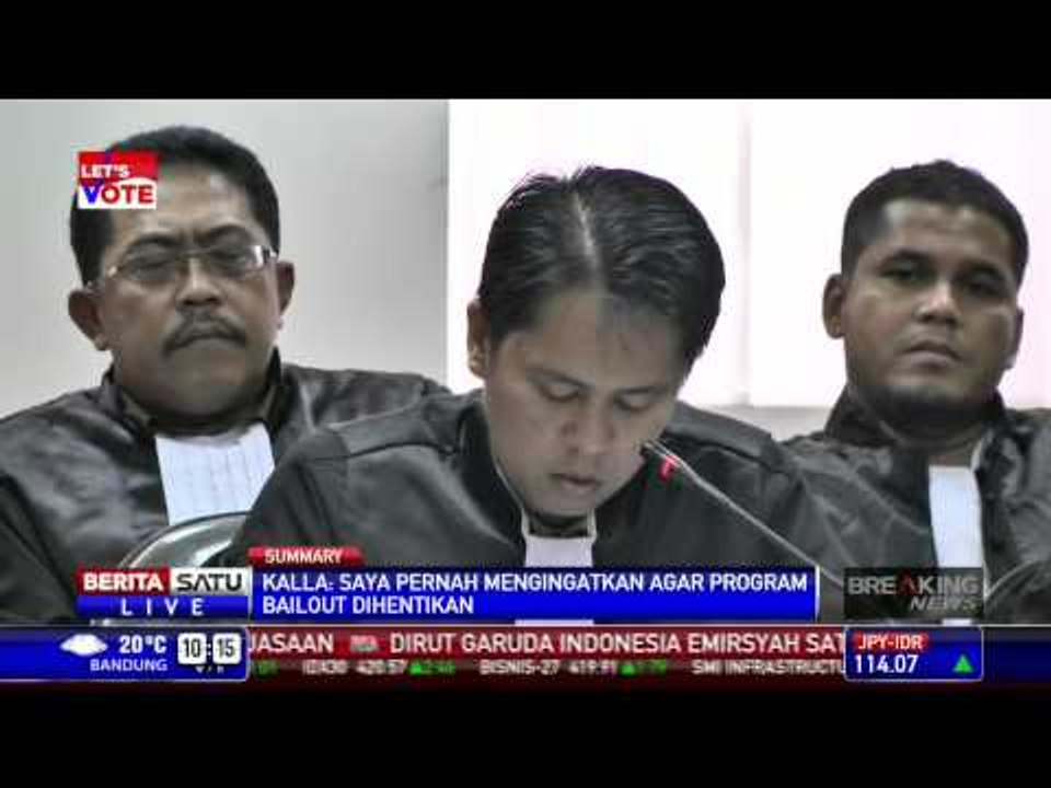 Breaking News #4 - JK Pernah Mengingatkan Program Bailout Century Dihentikan