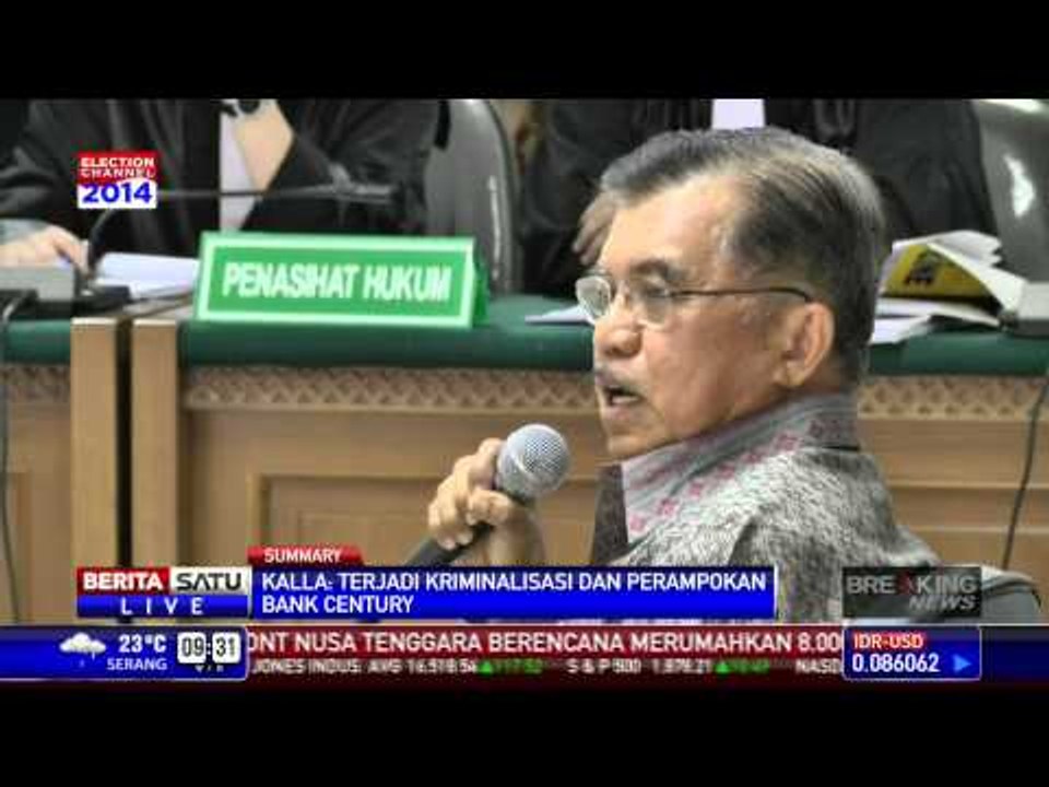 Breaking News #1 - JK: Terjadi Kriminalisasi dan Perampokan Bank Century