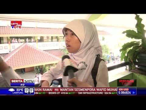 Siswa SMP 200 Cilincing Kerjakan 2 Jenis Soal